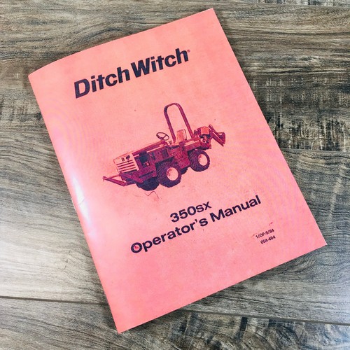 Ditch witch 350sx trencher - witch,
